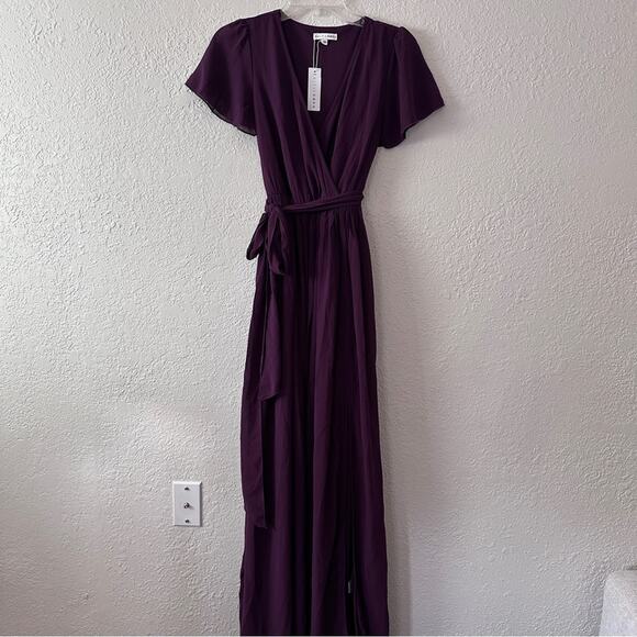 NWT Baltic Born Kristina Maxi Dress In Eggplant Purple XS - Picture 2 of 7